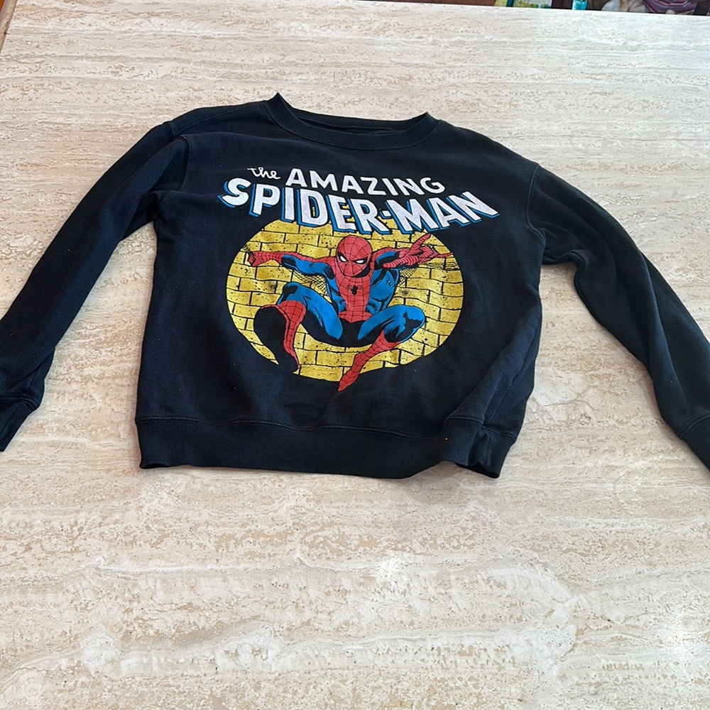 Marvel The Amazing Spider Man Black Unisex Sweatshirt (men’s medium)